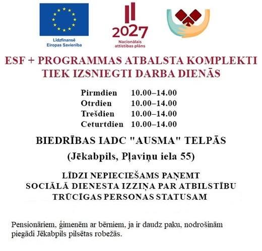 ES fondu atbalsta paziņojums — attēls 1